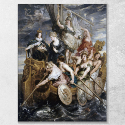 L'Avvento Dell'Era Di Luigi Xiii Peter Paul Rubens ppr50 quadro stampato su tela