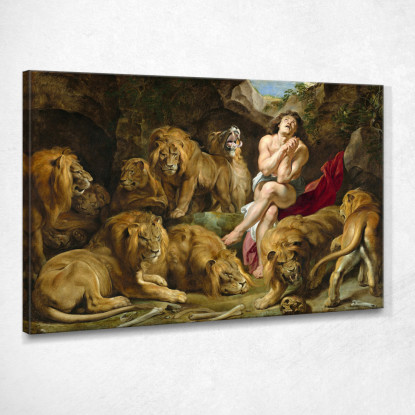 Daniele Nella Fossa Dei Leoni Peter Paul Rubens ppr51 quadro stampato su tela