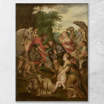 La Riconciliazione Di Giacobbe Ed Esaù Peter Paul Rubens ppr54 quadro stampato su tela