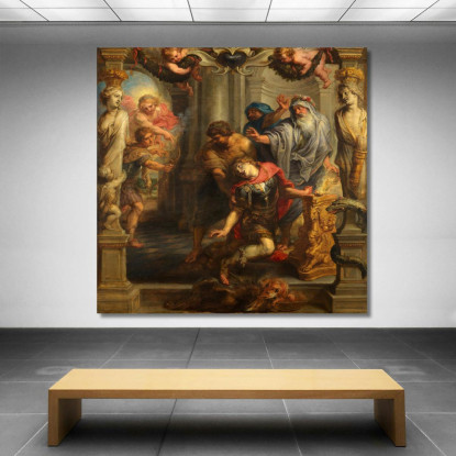 Morte Di Achille Peter Paul Rubens ppr55 quadro stampato su tela