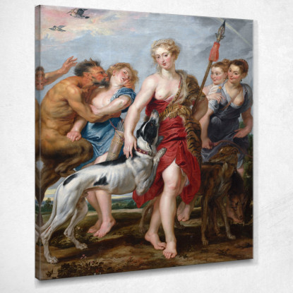 Diana E Le Sue Ninfe In Partenza Per La Caccia Peter Paul Rubens ppr62 quadro stampato su tela