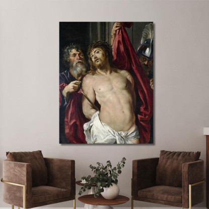 Ecco L'Uomo Peter Paul Rubens ppr65 quadro stampato su tela