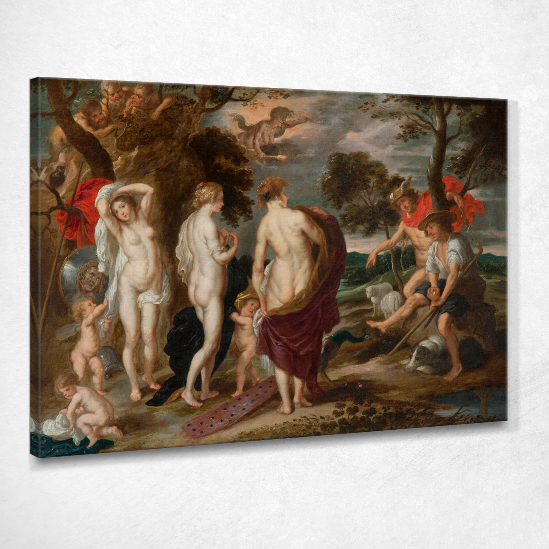 La Sentenza Di Parigi Peter Paul Rubens ppr66 quadro stampato su tela