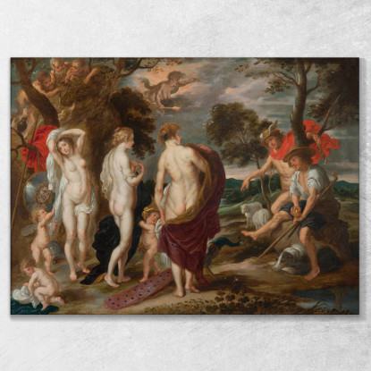 La Sentenza Di Parigi Peter Paul Rubens ppr66 quadro stampato su tela