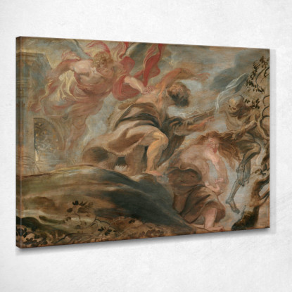 Cacciata Dal Giardino Dell'Eden Peter Paul Rubens ppr69 quadro stampato su tela