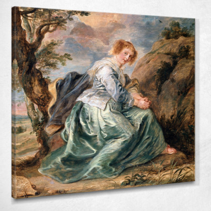 Agar Nel Deserto Peter Paul Rubens ppr79 quadro stampato su tela