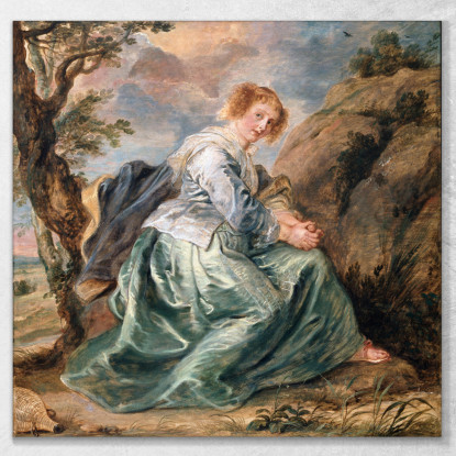 Agar Nel Deserto Peter Paul Rubens ppr79 quadro stampato su tela