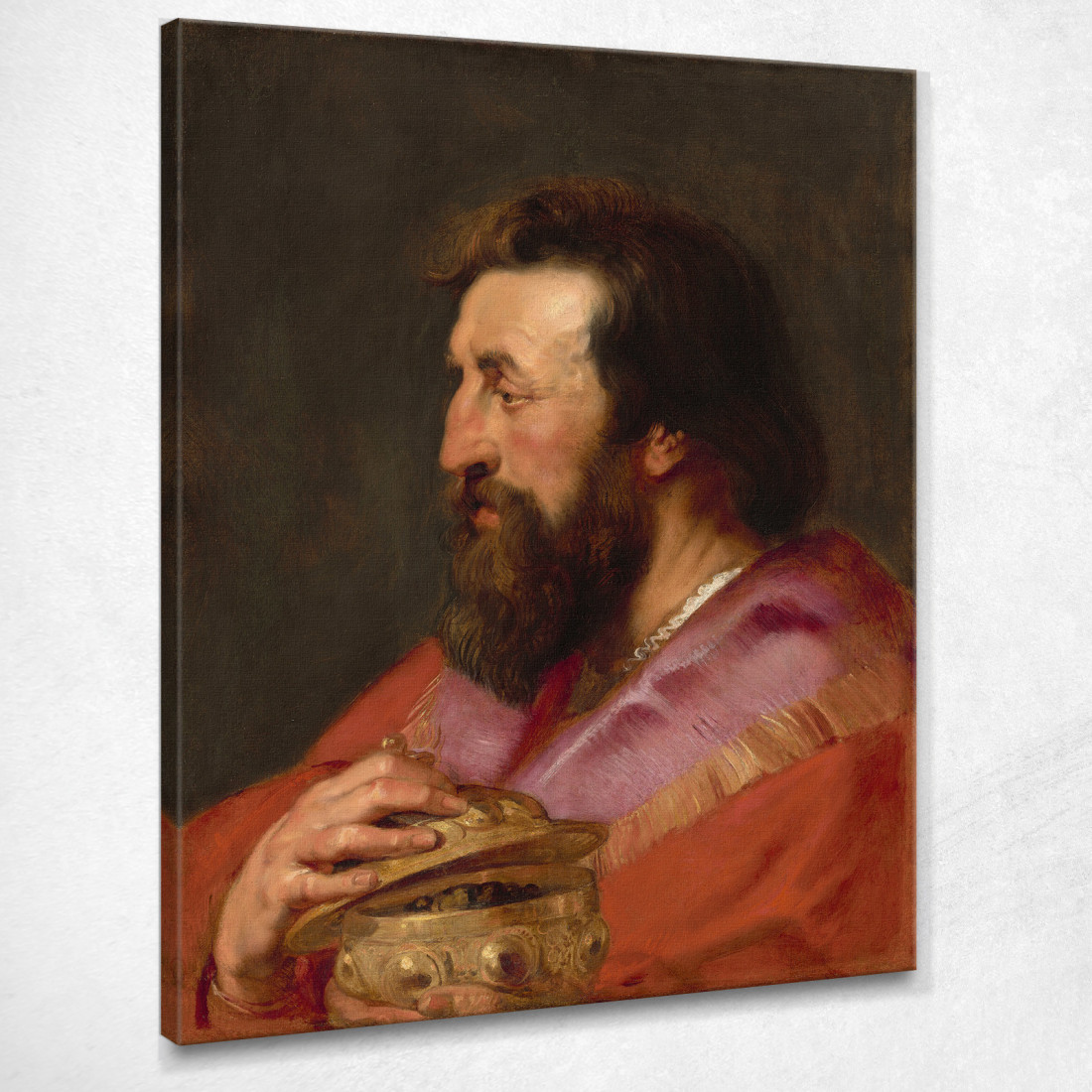 Testa Di Uno Dei Tre Re Melchiorre Il Re Assiro Peter Paul Rubens ppr85 quadro stampato su tela