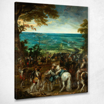 Enrico Iv Di Francia All'Assedio Di Amiens Nel 1597 Peter Paul Rubens ppr92 quadro stampato su tela