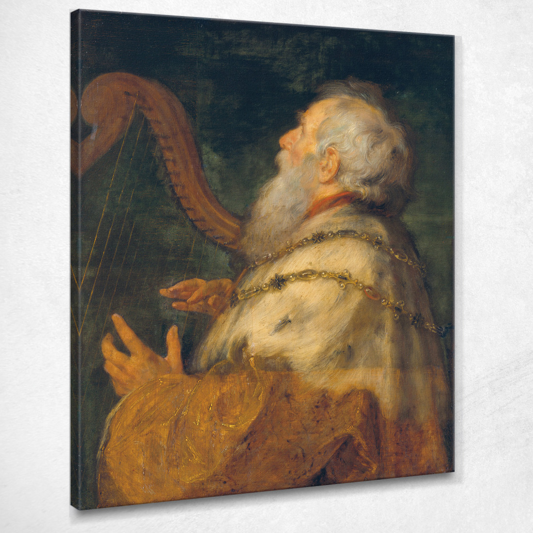 Il Re Davide Che Suona L'Arpa 2 Peter Paul Rubens ppr101 quadro stampato su tela