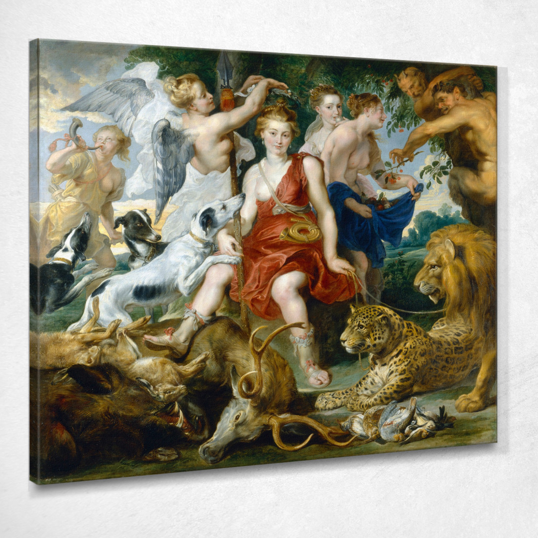 Incoronazione Di Diana Peter Paul Rubens ppr103 quadro stampato su tela