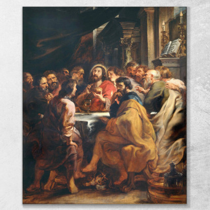 Ultima Cena Peter Paul Rubens ppr106 quadro stampato su tela