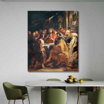 Ultima Cena Peter Paul Rubens ppr106 quadro stampato su tela