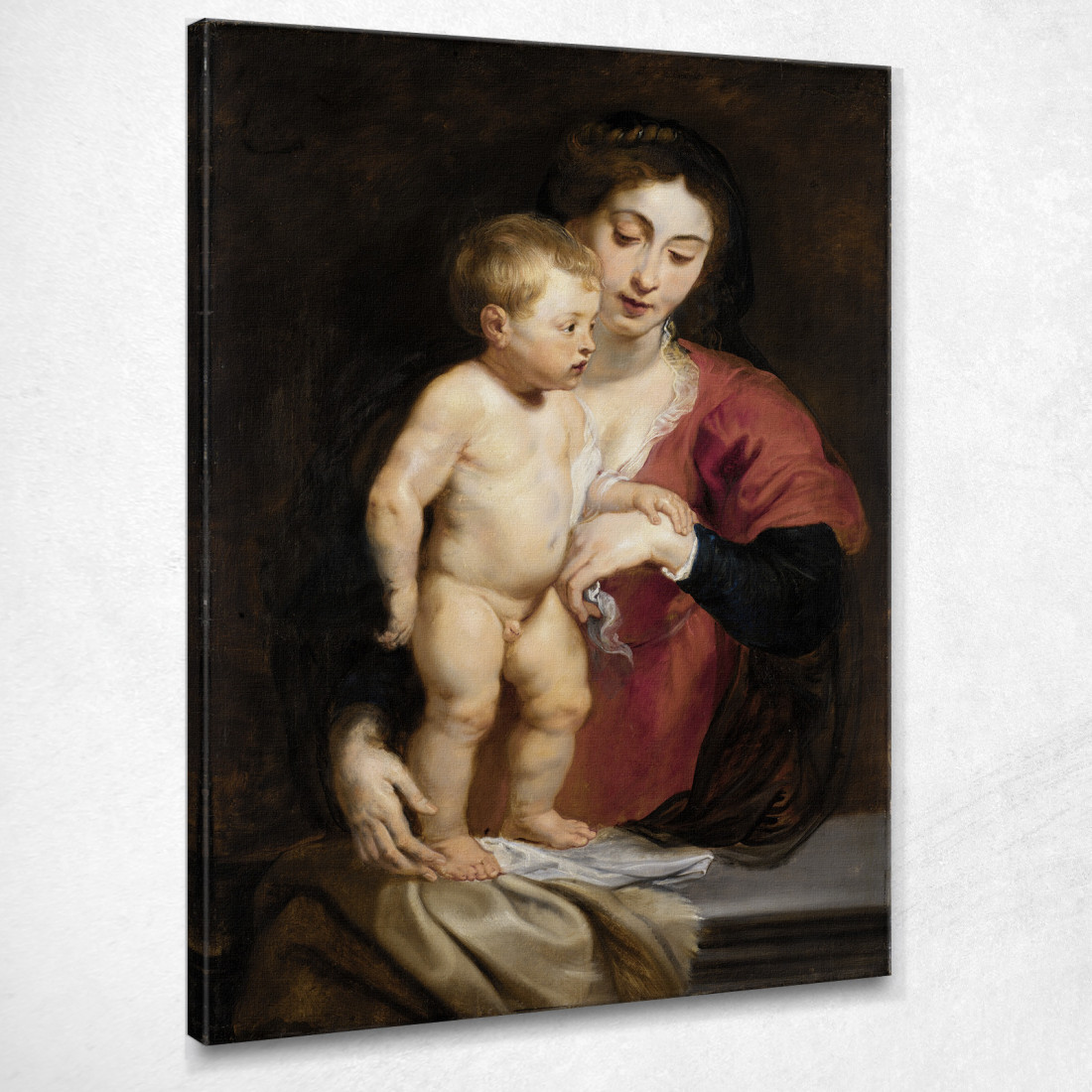 Madonna Col Bambino Peter Paul Rubens ppr108 quadro stampato su tela