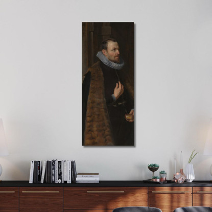 Nicolaas Rockox Sindaco Di Anversa Peter Paul Rubens ppr121 quadro stampato su tela