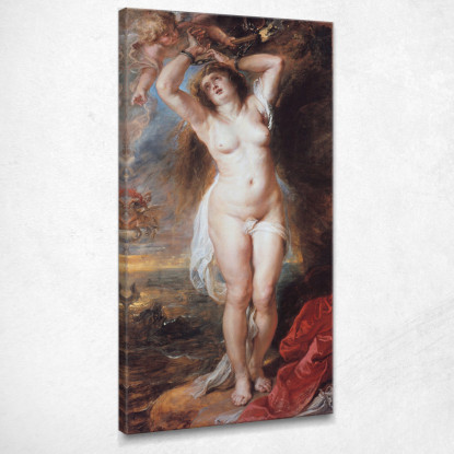 Perseo Libera Andromeda Peter Paul Rubens ppr129 quadro stampato su tela