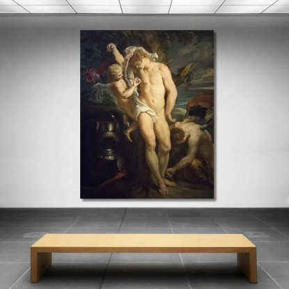 San Sebastiano Peter Paul Rubens ppr130 quadro stampato su tela