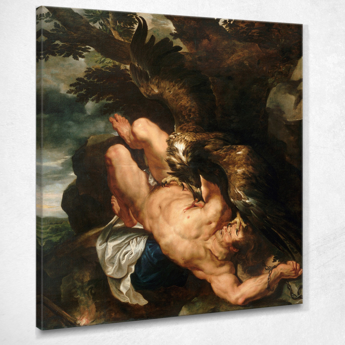 Prometeo Incatenato Peter Paul Rubens ppr155 quadro stampato su tela