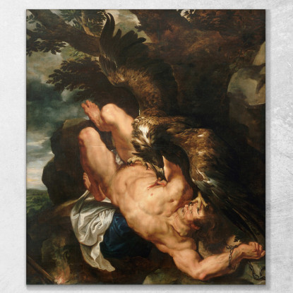 Prometeo Incatenato Peter Paul Rubens ppr155 quadro stampato su tela