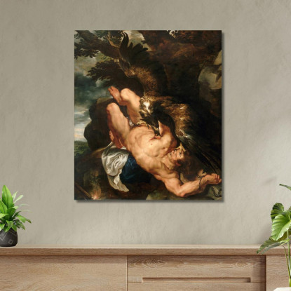 Prometeo Incatenato Peter Paul Rubens ppr155 quadro stampato su tela