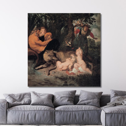 Romolo E Remo Peter Paul Rubens ppr158 quadro stampato su tela