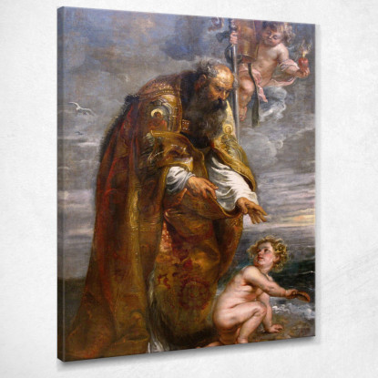 Sant'Agostino Peter Paul Rubens ppr160 quadro stampato su tela