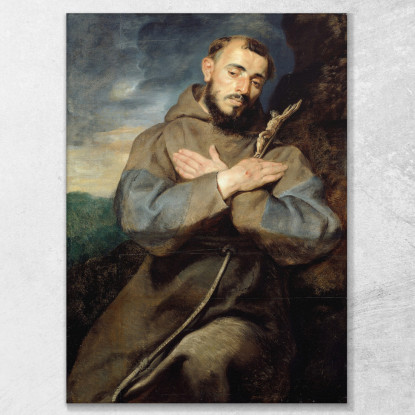 San Francesco Peter Paul Rubens ppr163 quadro stampato su tela