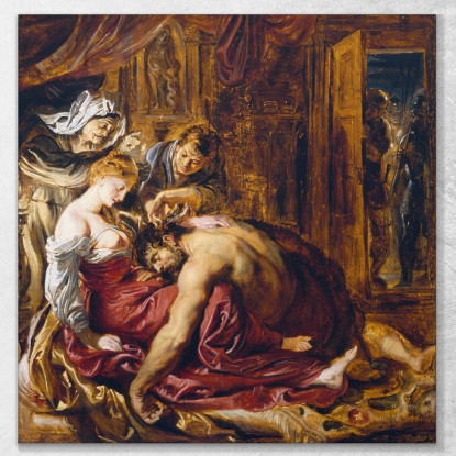 Sansone E Dalila Peter Paul Rubens ppr169 quadro stampato su tela