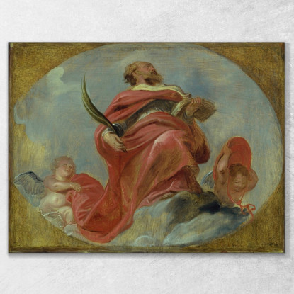 Sant'Alberto Di Lovanio Peter Paul Rubens ppr177 quadro stampato su tela