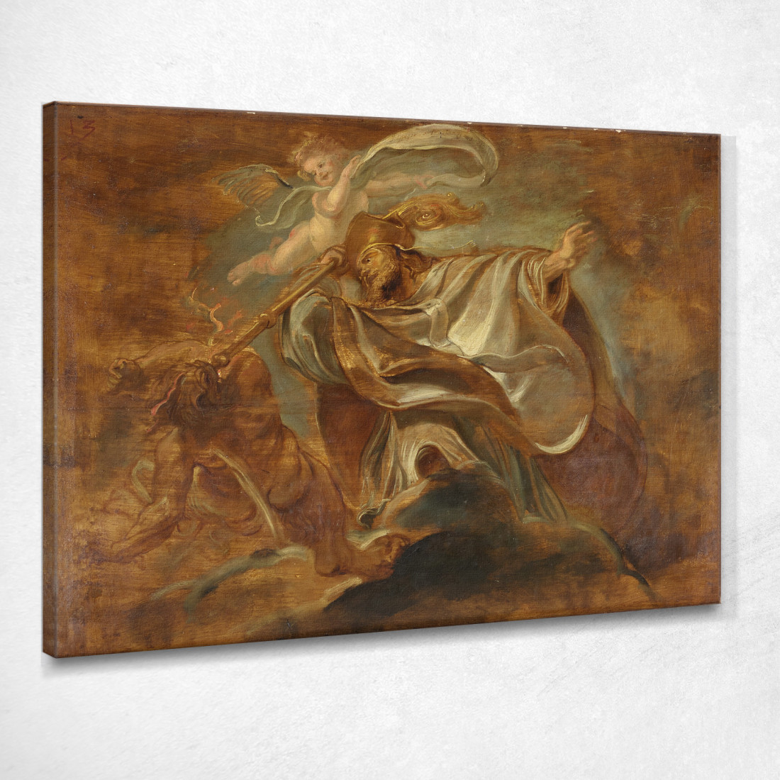 San Gregorio Di Nazianzo Peter Paul Rubens ppr178 quadro stampato su tela