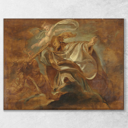 San Gregorio Di Nazianzo Peter Paul Rubens ppr178 quadro stampato su tela