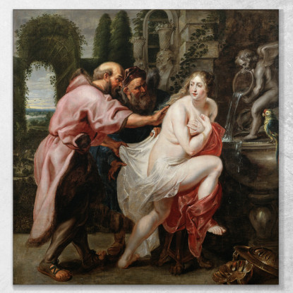 Susanna E I Vecchioni Peter Paul Rubens ppr200 quadro stampato su tela