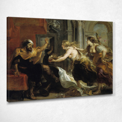 Tereo Si Confronta Con La Testa Di Suo Figlio Itilo Peter Paul Rubens ppr202 quadro stampato su tela