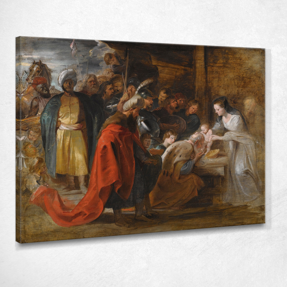 L'Adorazione Dei Magi Peter Paul Rubens ppr207 quadro stampato su tela