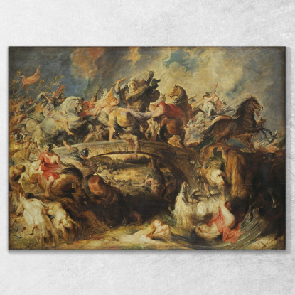 La Battaglia Dell'Amazzonia Peter Paul Rubens ppr208 quadro stampato su tela