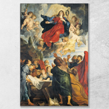 L'Assunzione Della Vergine Maria Peter Paul Rubens ppr214 quadro stampato su tela