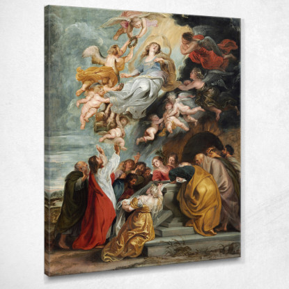 L'Assunzione Della Vergine Peter Paul Rubens ppr215 quadro stampato su tela