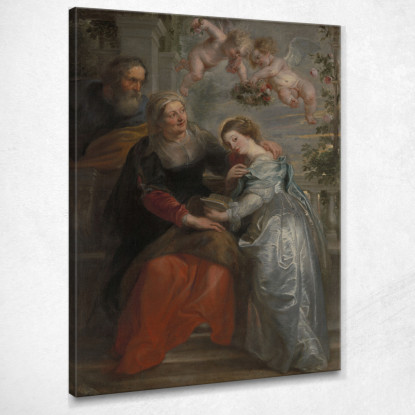 L'Educazione Di Maria Peter Paul Rubens ppr229 quadro stampato su tela