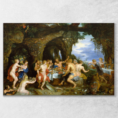 La Festa Di Acheloüs Peter Paul Rubens ppr234 quadro stampato su tela