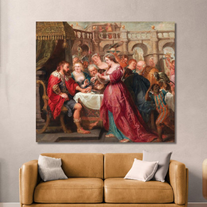 La Festa Di Erode Peter Paul Rubens ppr236 quadro stampato su tela