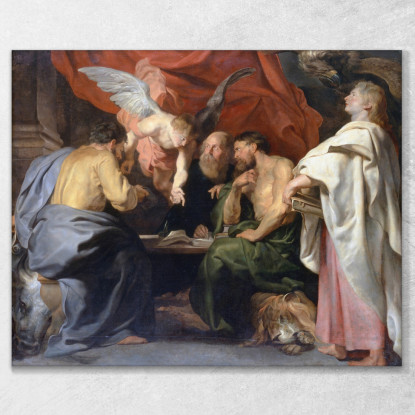 I Quattro Evangelisti Peter Paul Rubens ppr239 quadro stampato su tela