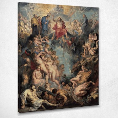 Il Grande Giudizio Universale Peter Paul Rubens ppr245 quadro stampato su tela