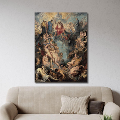 Il Grande Giudizio Universale Peter Paul Rubens ppr245 quadro stampato su tela