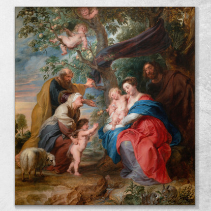 La Sacra Famiglia Sotto Un Melo Peter Paul Rubens ppr246 quadro stampato su tela