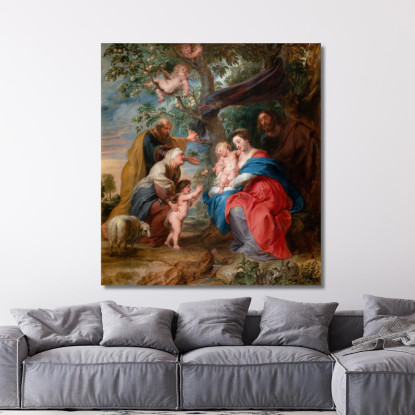 La Sacra Famiglia Sotto Un Melo Peter Paul Rubens ppr246 quadro stampato su tela