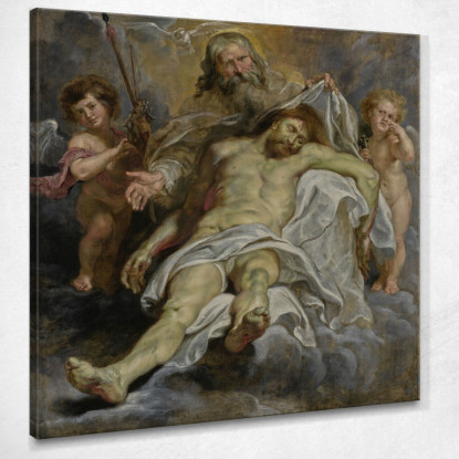 La Santissima Trinità 2 Peter Paul Rubens ppr253 quadro stampato su tela