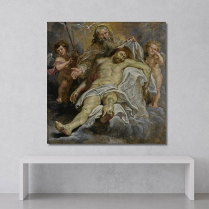 La Santissima Trinità 2 Peter Paul Rubens ppr253 quadro stampato su tela