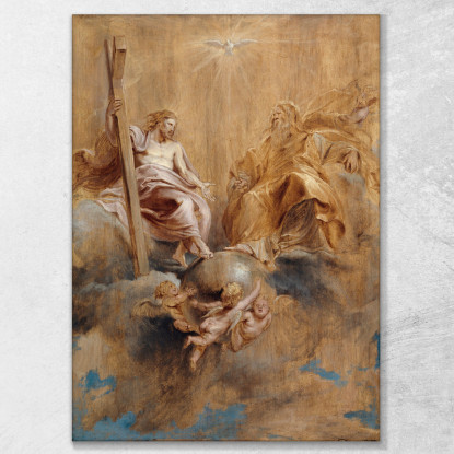 La Santa Trinità Peter Paul Rubens ppr255 quadro stampato su tela