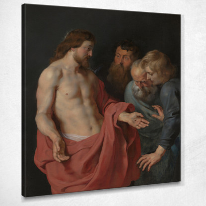 L'Incredulità Di Tommaso Peter Paul Rubens ppr256 quadro stampato su tela