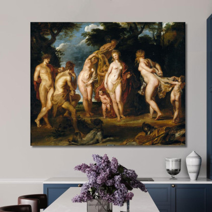 Il Giudizio Di Paride Peter Paul Rubens ppr260 quadro stampato su tela